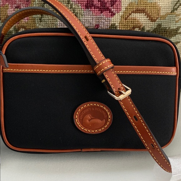 Dooney & Bourke Other - NWT - Dooney & Bourke Black Heavy Italian Nylon Camera Bag OR Navy